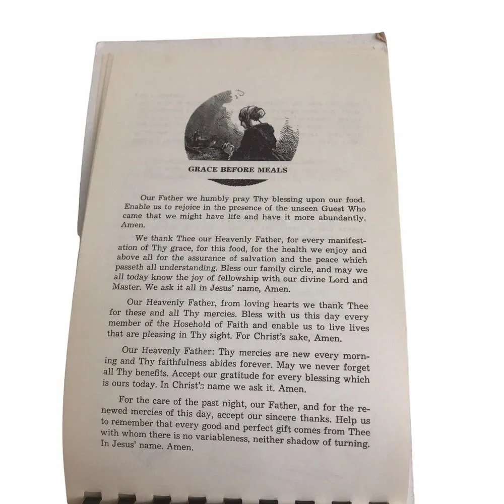 Vintage CRACKER BARREL COOKBOOK First Congregational Church  NEWBURY Vermont